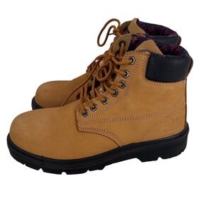 Moxie Trades Boots Womens Steel Toe Work Boots Tan Leather‎ Size 7 ASTM F2413-18